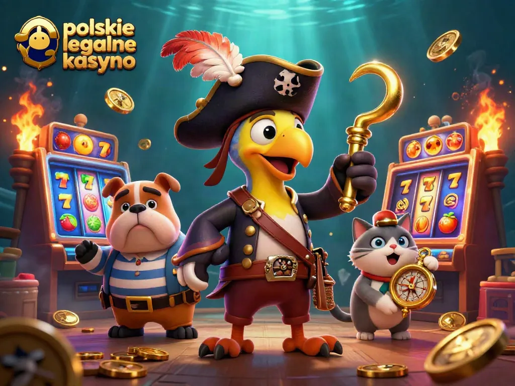 Experience thrilling games at polskie legalne kasyno with vibrant arcade elements and cartoon characters!