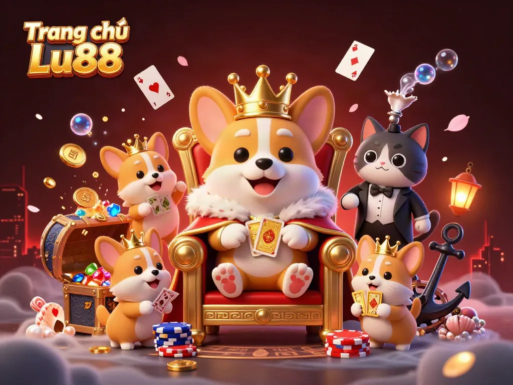 Engage with the vibrant world of Trang chủ Lu88 featuring lively casino characters and dynamic game elements.