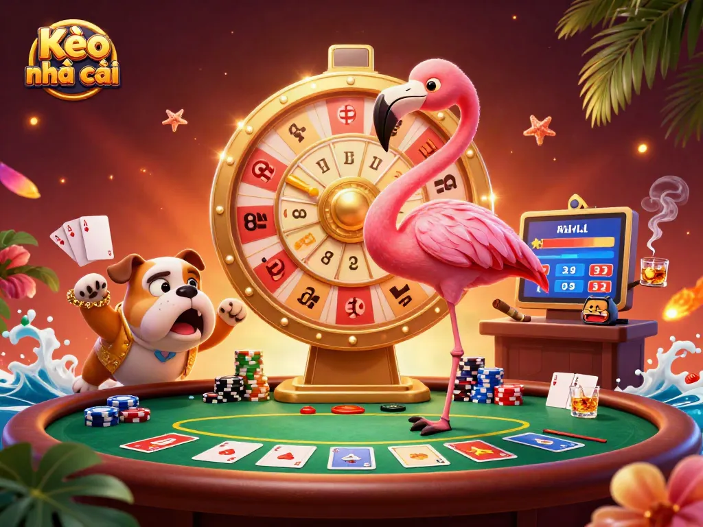 Spin to win with Kèo nhà cái at an exciting poker game filled with vibrant colors and thrilling atmosphere.