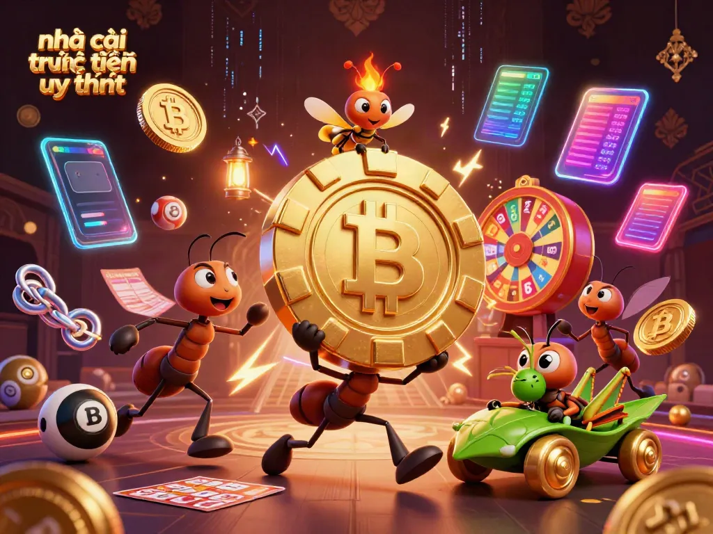 Capture thrilling action in the world of online lottery with nhà cái trực tuyến uy tín showcasing fun characters and elements.