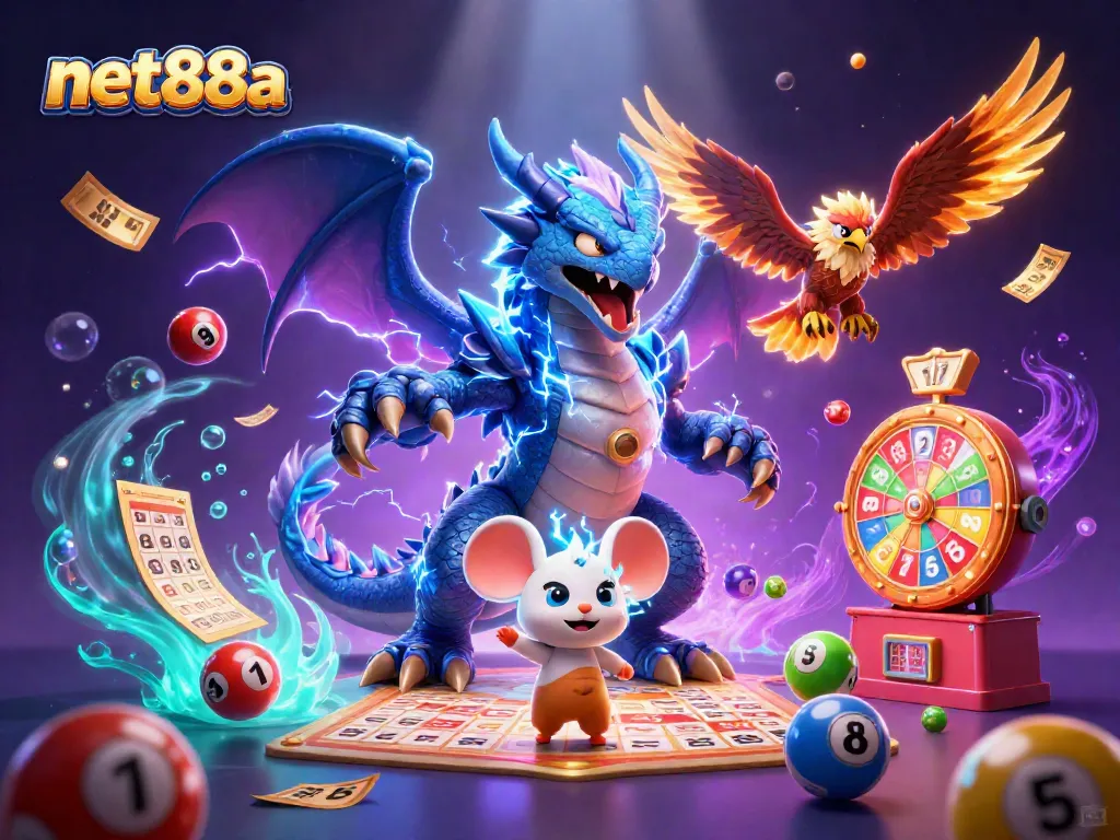 Engage in thrilling games at net88a with dynamic lottery elements and charismatic characters.