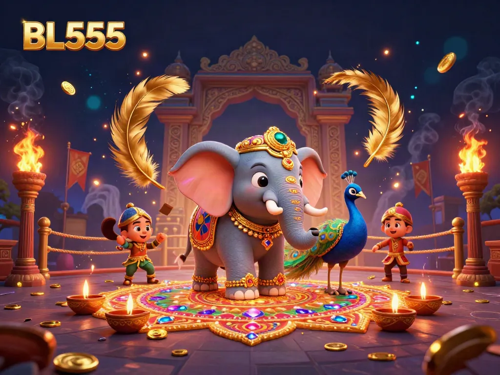 Join the excitement at BL555, where vibrant characters and rich casino elements create a thrilling experience.