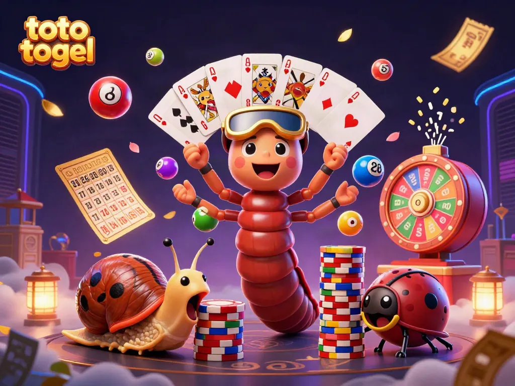 Engage in thrilling toto togel action with lively characters and colorful game elements!