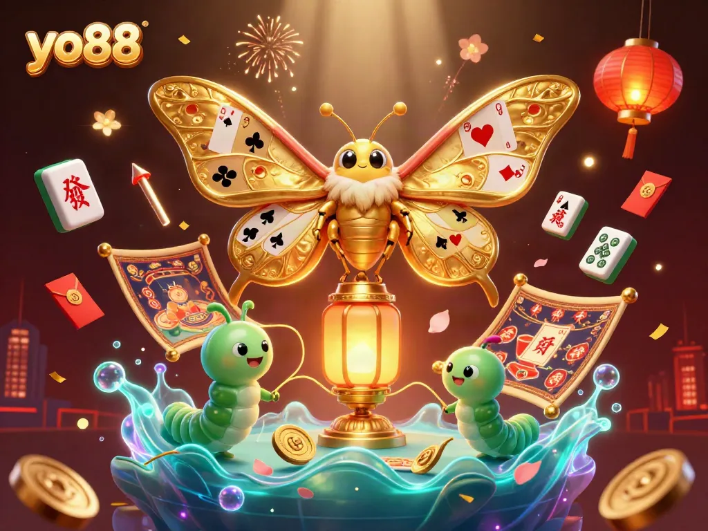 Experience thrilling gaming action at yo88 with a vibrant casino illustration featuring rich details and exciting elements.