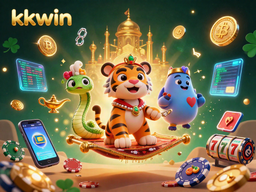 Engage in thrilling gameplay with kkwin's vibrant casino characters and dynamic casino elements.