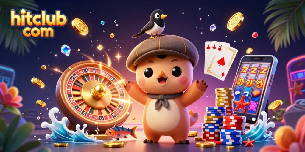 Experience thrilling gameplay at hitclub com with colorful characters and dynamic casino elements.