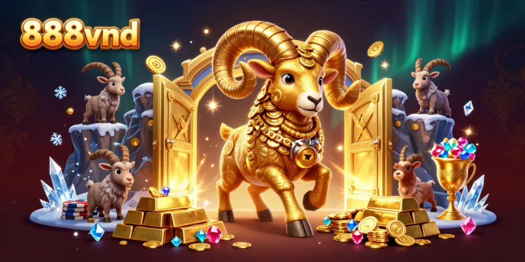 Experience exciting wins with 888vnd at the golden gate of treasures in this vibrant casino scene.