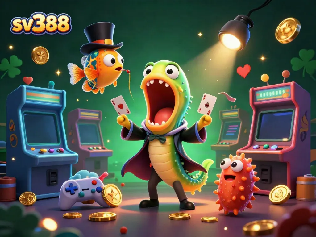 Experience thrilling action at sv388 with a magical scene of colorful characters and vibrant game elements.