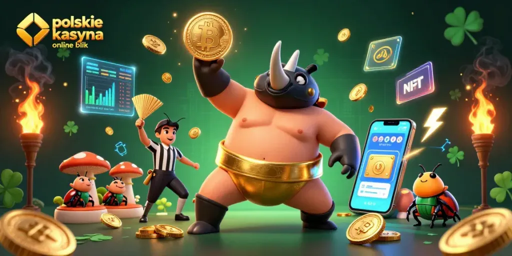 Engage with the action at polskie kasyna online blik featuring dynamic characters and casino elements.