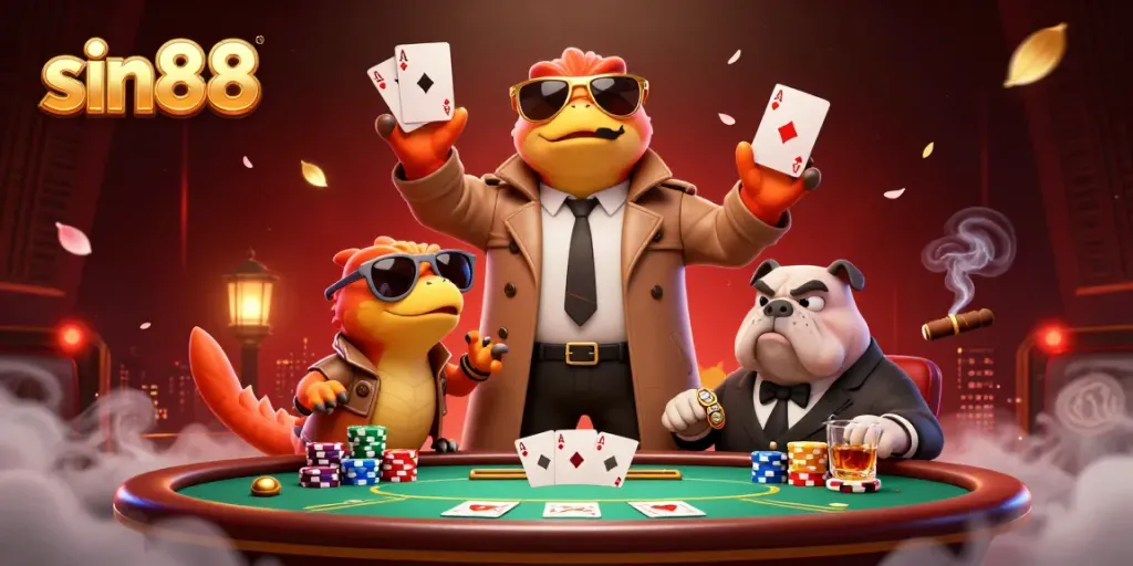 Join the entertaining raptors at sin88 as they attempt to enter a VIP casino lounge.