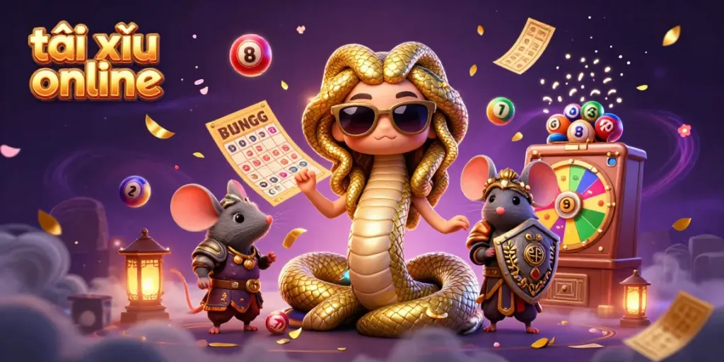Experience exciting gameplay in tài xỉu online with vibrant lottery elements and engaging characters.