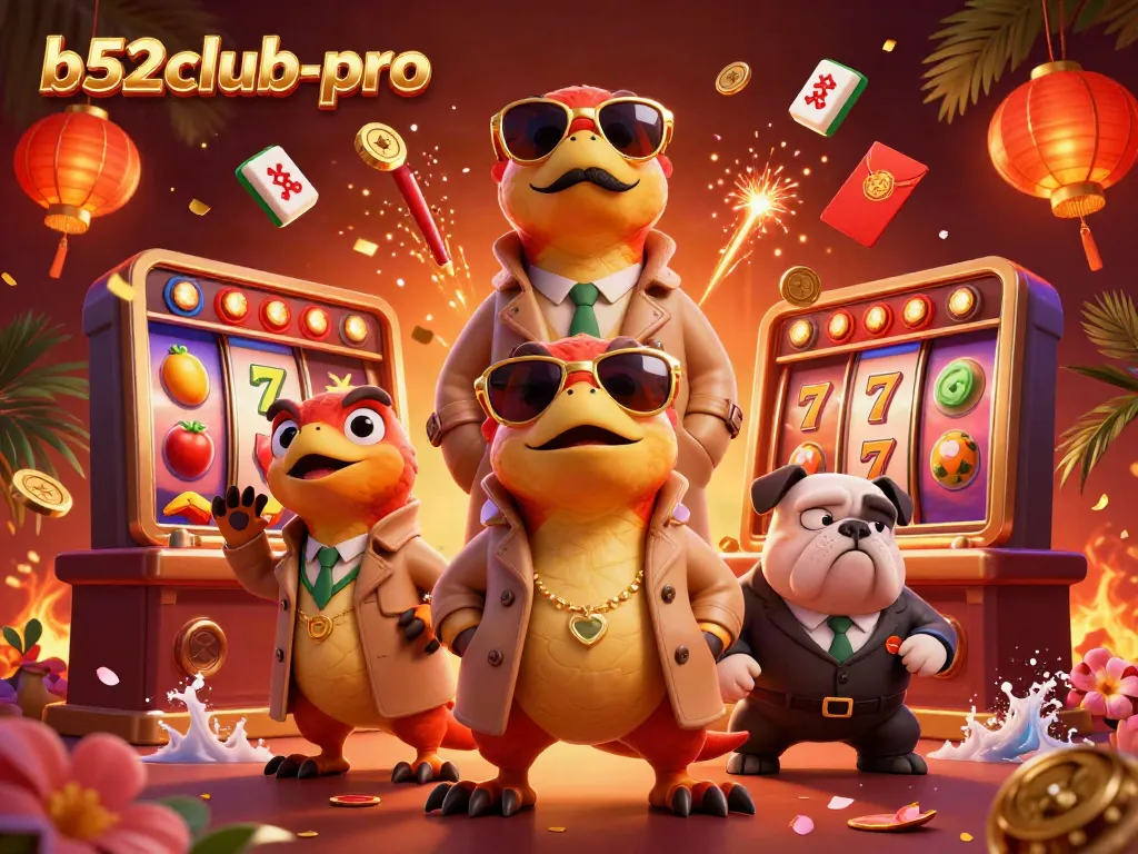 Experience excitement at b52club-pro with extravagant casino thrills and lively characters.
