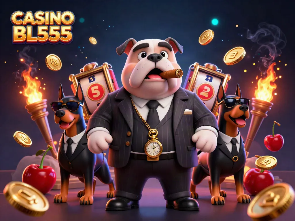 Engage in thrilling games at CASINO BL555 featuring vibrant slot machines and a lively atmosphere.