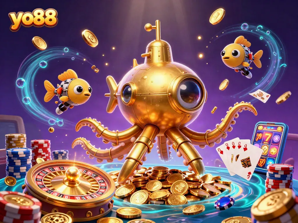 Engage in thrilling gameplay at yo88, exploring iconic casino elements with captivating visuals.