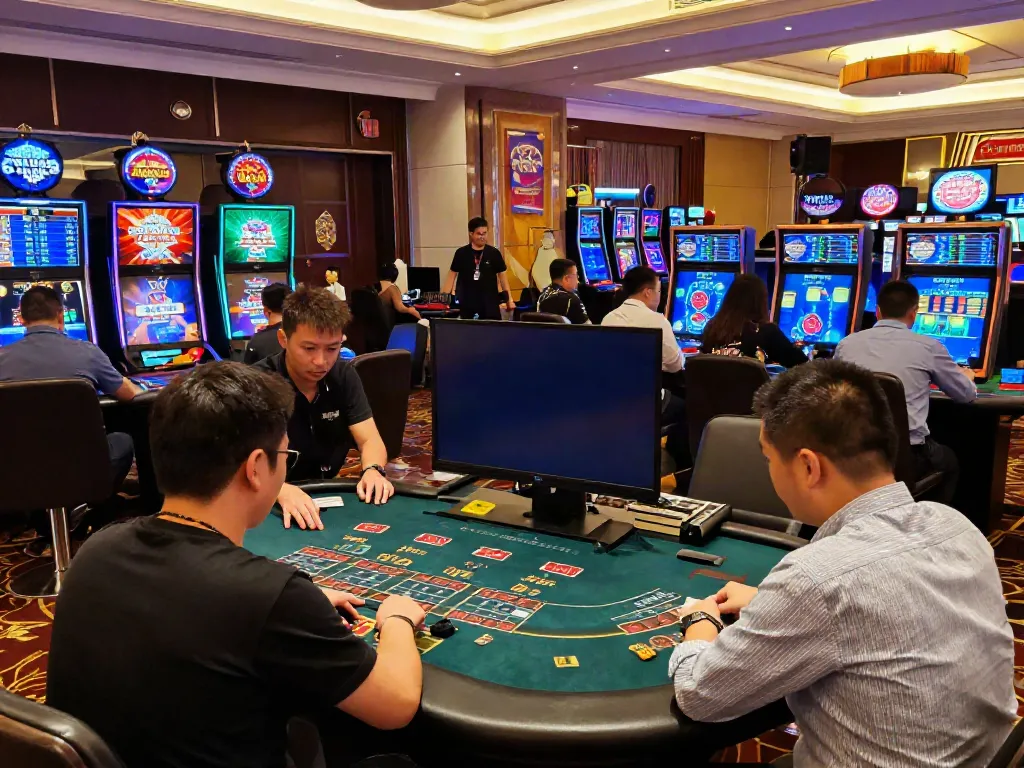 Exciting online gambling experience at https://man881.jp.net/ with players at live casino games and sports betting.