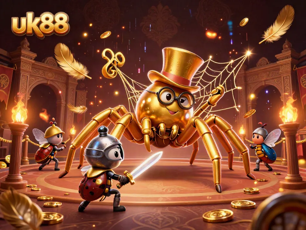 Experience the thrill of uk88 in a vibrant casino scene featuring unique characters and dynamic elements.