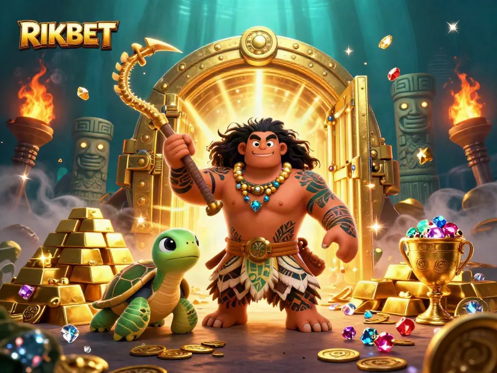 RIKBET offers thrilling gaming experiences with a vibrant and dynamic illustrative scene.