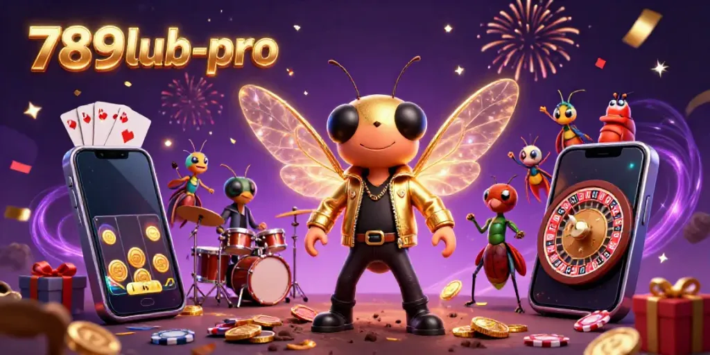 Experience the excitement of 789lub-pro with dynamic gameplay, golden coins, and magical elements.